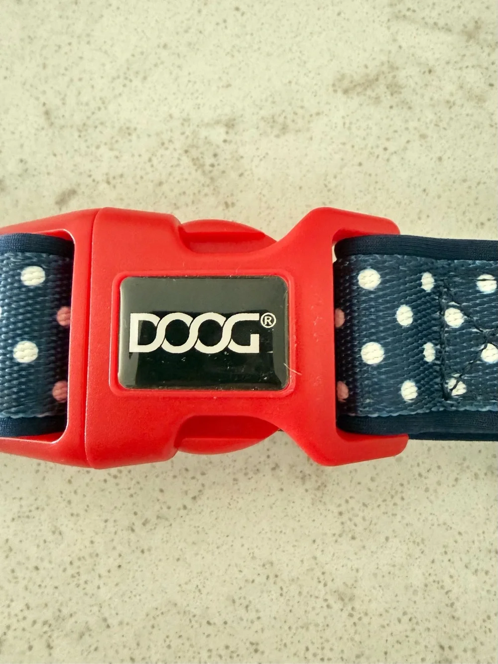 NWT-DOOG Neoprene Polka Dotted Stella Collar - Large 16”-24”